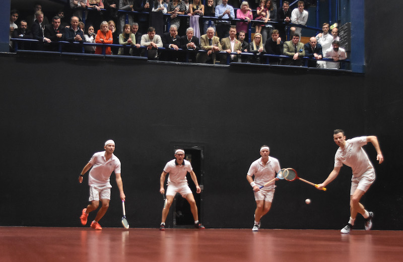 Doubles match in play